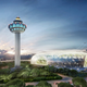 Imagen para el artículo titulado Cúpulas y una cascada de 40m: así será el aeropuerto más extravagante